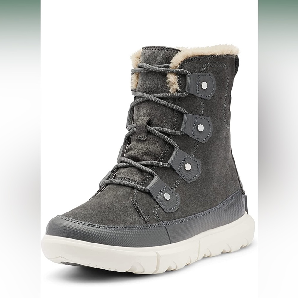 Sorel Women's Explorer II Joan Faux Fur Boot — Waterproof Suede Boots